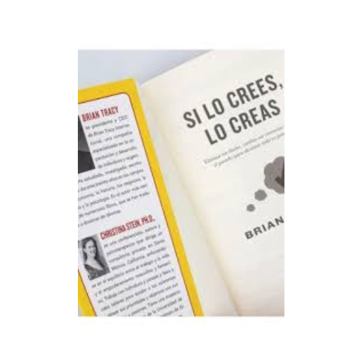 Si lo crees, lo creas.