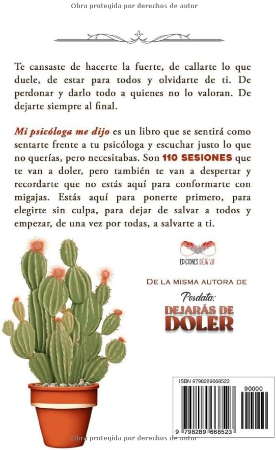 Mi Psicóloga me dijo