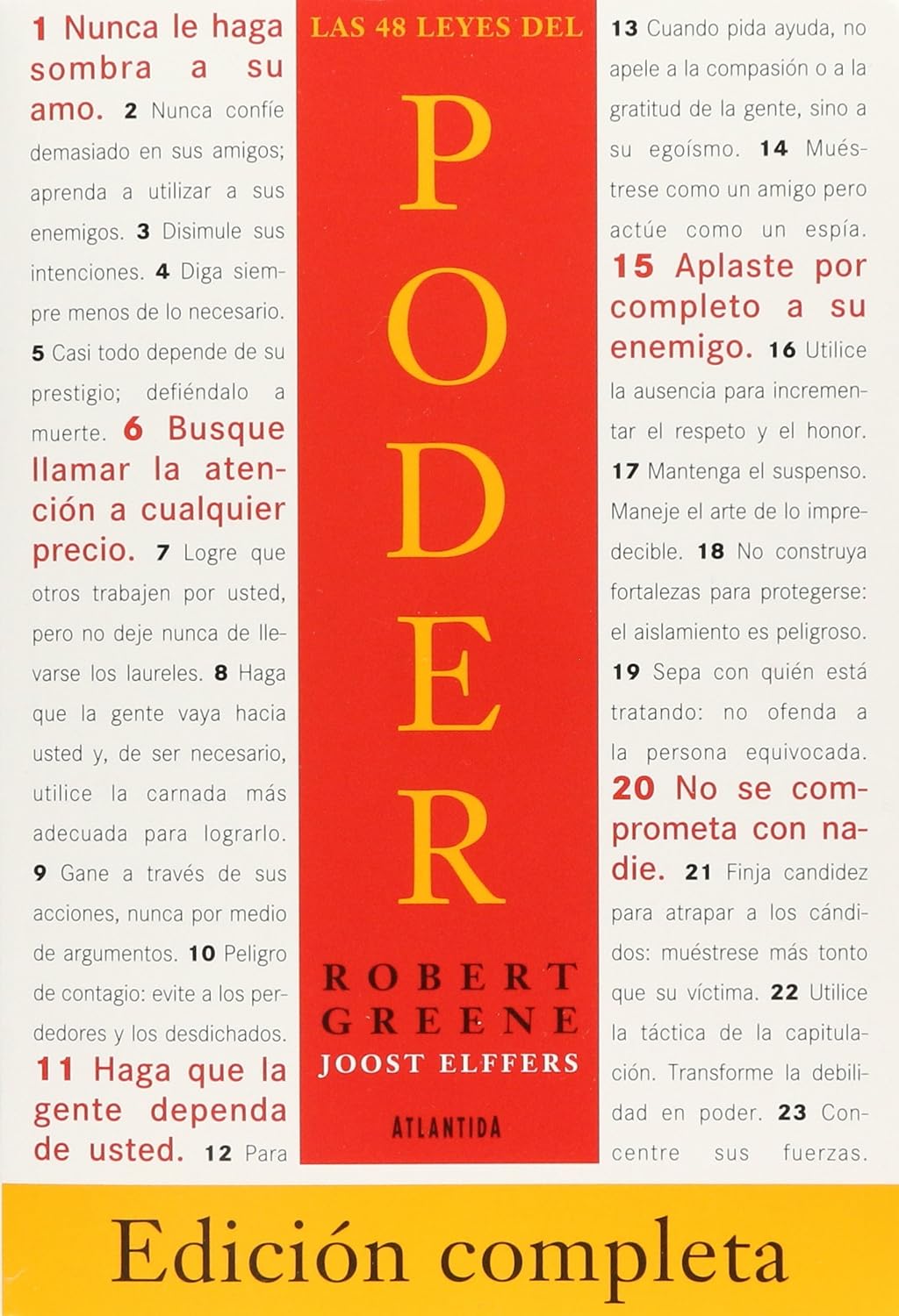 Las 48 leyes del poder. Edición completa