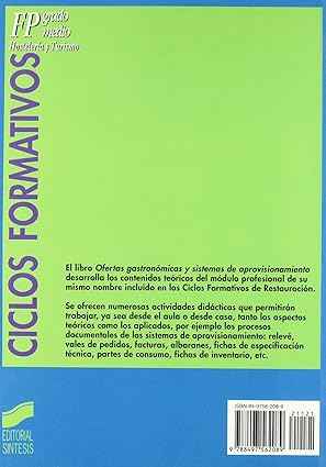 Ofertas Gastronómicas y Sistemas de Aprovisionamiento