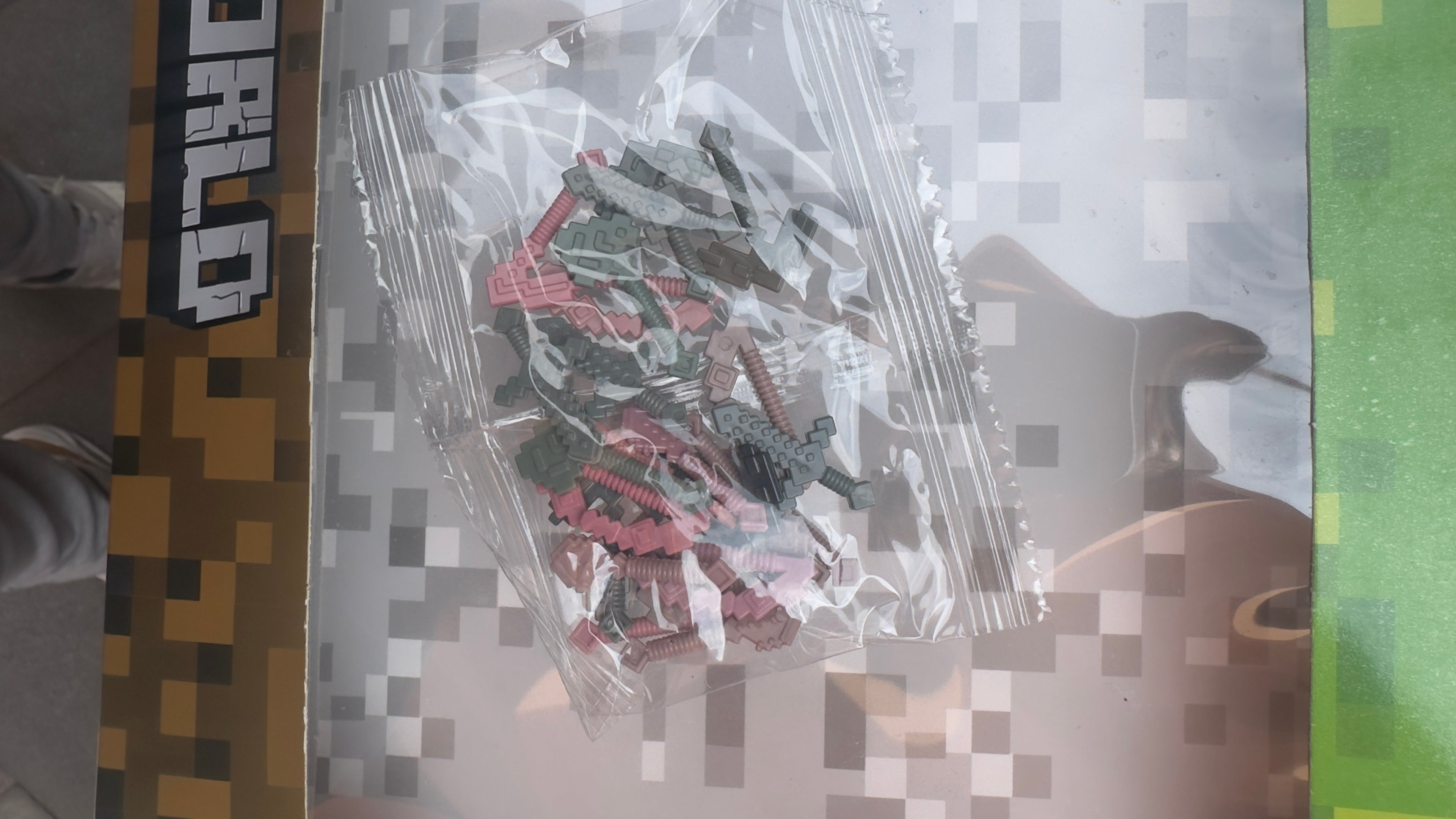 Set de figuras Lego 24 piezas  Minecraft