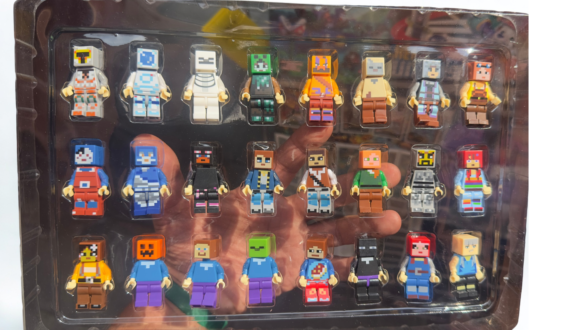 Set de figuras Lego 24 piezas  Minecraft