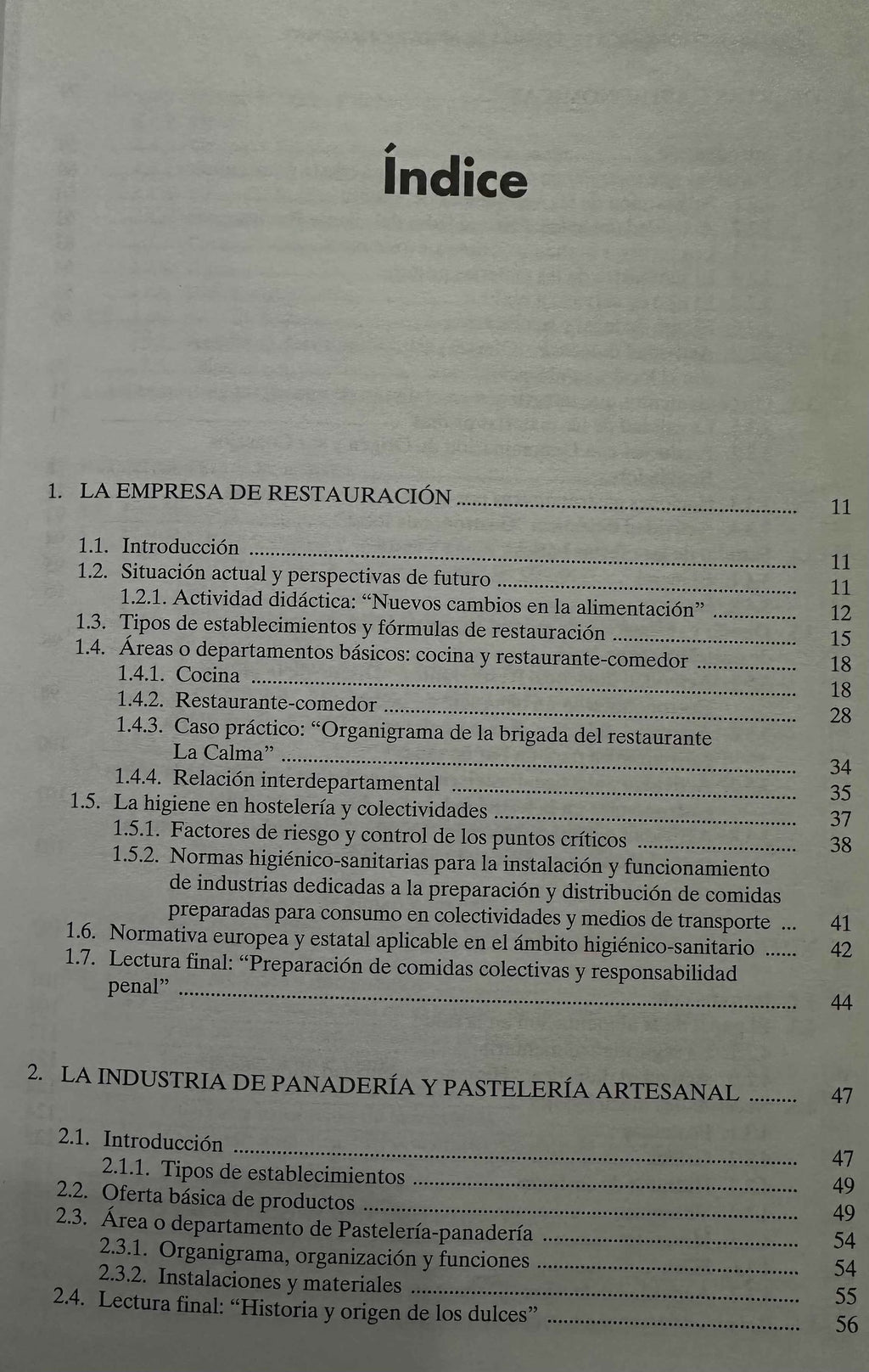 Ofertas Gastronómicas y Sistemas de Aprovisionamiento