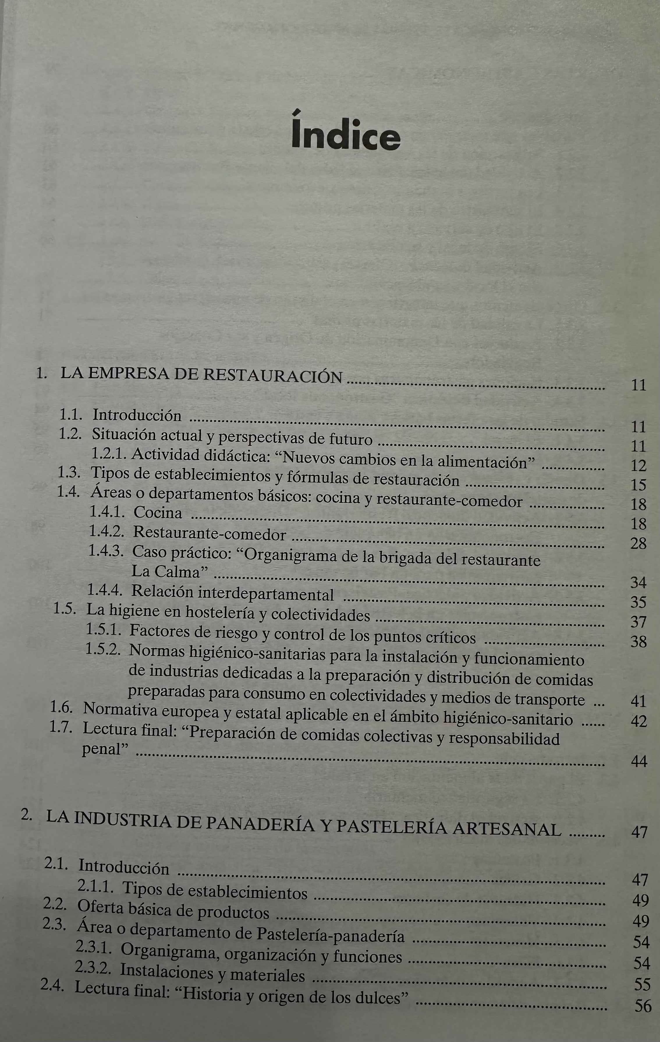 Ofertas Gastronómicas y Sistemas de Aprovisionamiento