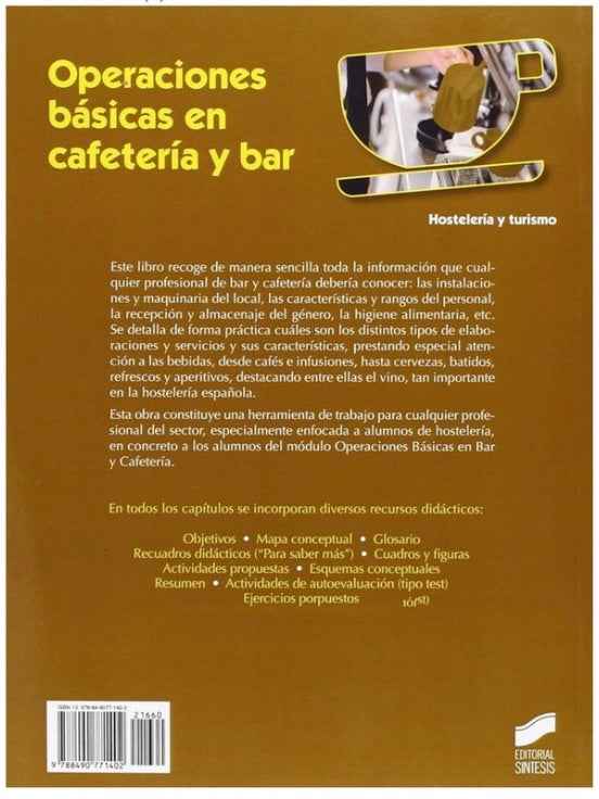 Operaciones Básicas en Cafetería y Bar