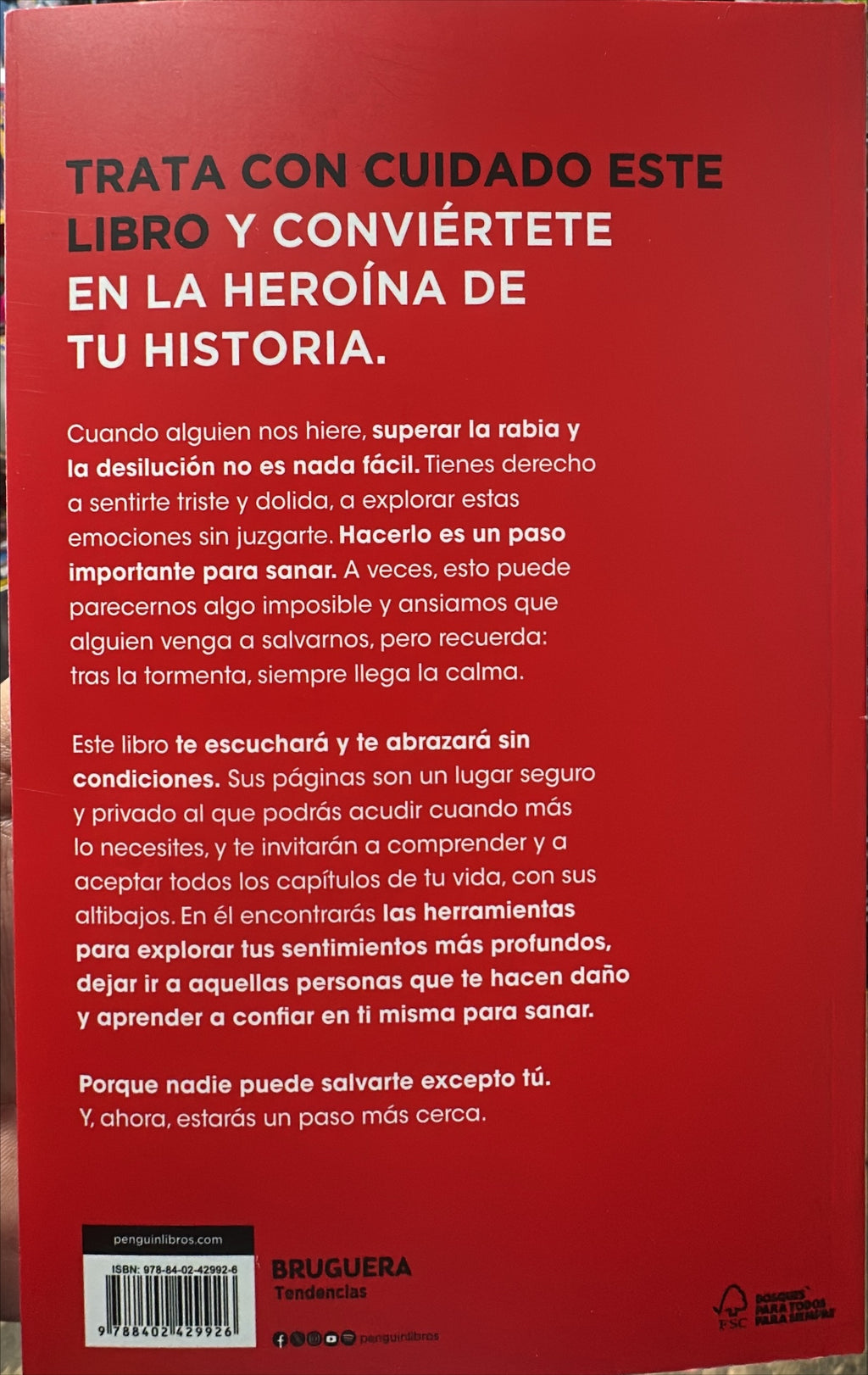 Nadie puede salvarte excepto tú