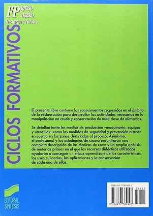 Preelaboracion Y Conservacion De Alimentos
